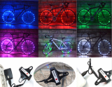 USB Rechargeable LED Bicycle Spoke Wheel String Lights 2015 
